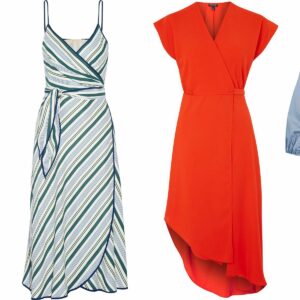 Flattering Rayon Wrap Dresses