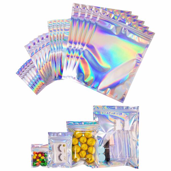 Resealable Foil Ziplock Bags (8" x 10")